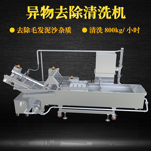 果蔬清洗機設(shè)備，氣泡清洗，清洗800kg小時