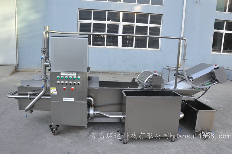 環(huán)速青島洗菜機(jī)廠家 適用于食品加工工廠，學(xué)校,精彩配送中心等.